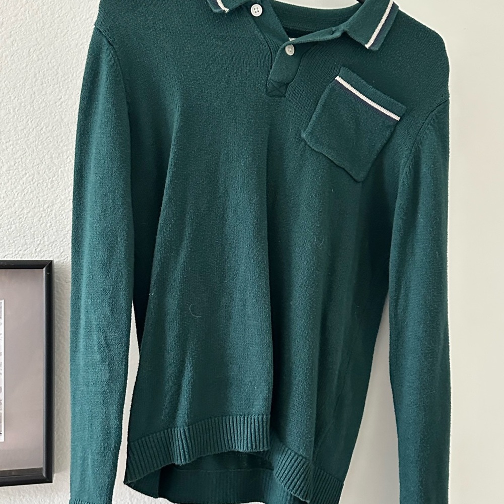 Boys Green Sweater. Abercrombie